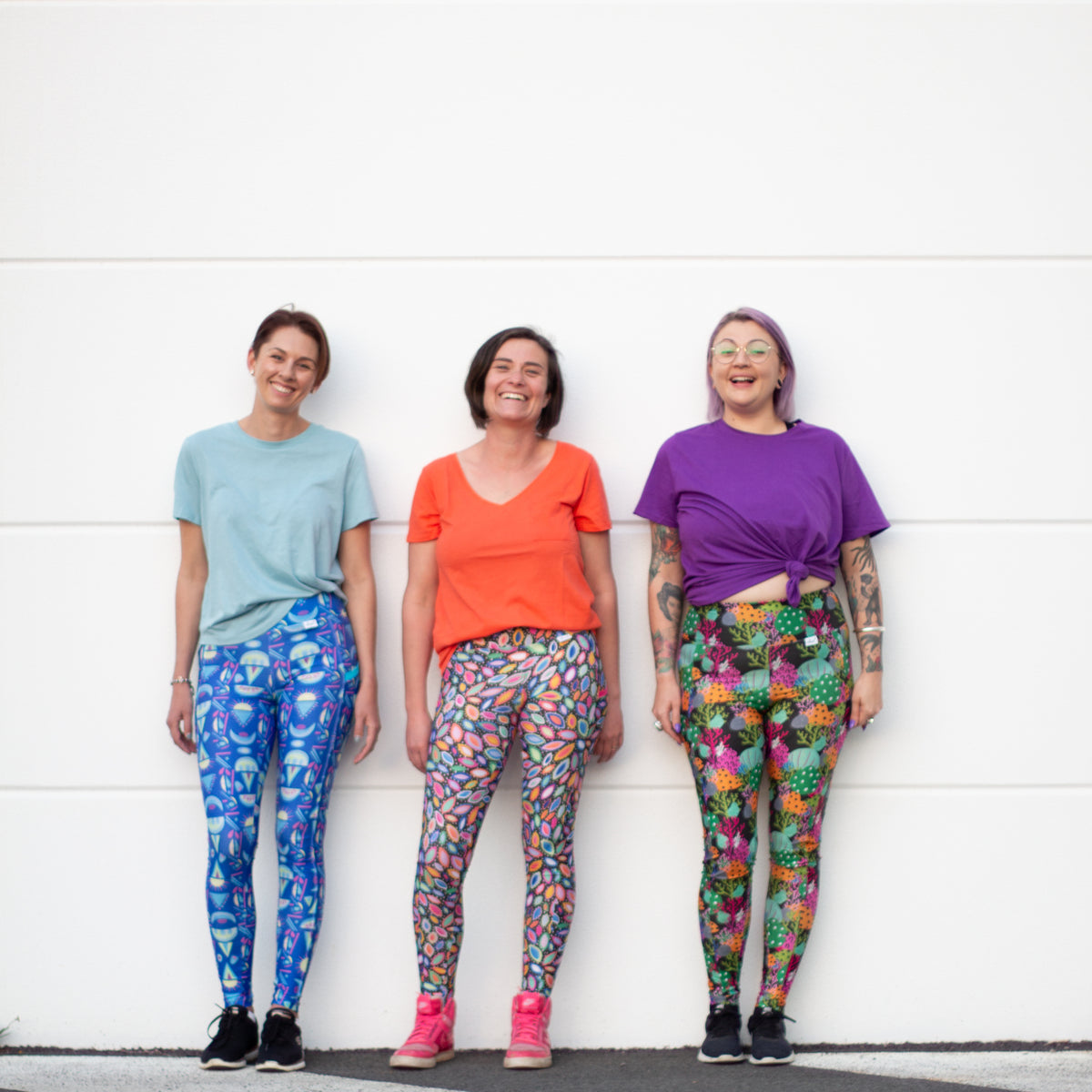 Wear Them How You Will' Leggings - Coral Sea –